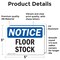 Signmission Floor Stock, 5 in W x Rectangle, Vinyl Decal OS-2PACK-NS-D-35-L-12795 - alternate 2